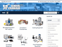 Tablet Screenshot of generalcarriage.com